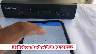 Hellobox IR Android remote  Hellobox 8 Hellobox V5 Hellobox V5 Plus Hellobox 6 all supporting [upl. by Artemisa]