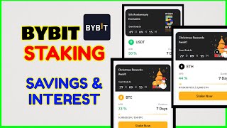 BYBIT Savings Staking How to Earn in BYBIT Staking Interest  Crypto Staking [upl. by Letsirk]