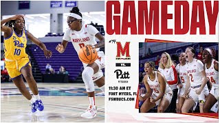 No 14 Maryland vs Pittsburgh  2022 Fort Myers TipOff  112722 [upl. by Anelim]