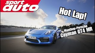 MantheyPorsche Cayman GT4 MR  Das perfekte Tracktool  Tracktest  sport auto [upl. by Weinrich]