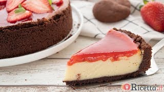 Cheesecake alle fragole  Ricettait [upl. by Shing]