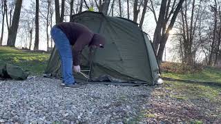 Trakker Tempest 150 Bivvy Aquatexx EV  Skull Cap Wrap Aquatexx EV [upl. by Aidan]