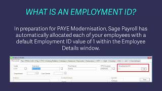 Sage Payroll Micropay  Change an employees Employment ID [upl. by Oniger]