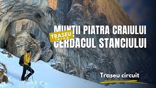 Traseu circuit iarna la Cerdacul Stanciului în Munții Piatra Craiului [upl. by Bendite]