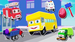 Humpty Dumpty  Vehicles Song  Had a Great Fall  Nursery Rhyme for Kids amp Songs  Preschool Rhymes [upl. by Seline]