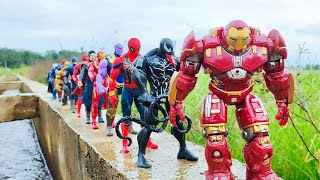 Avengers Superhero Story Marvels SpiderMan 2 Hulk Iron Man Captain America Venom [upl. by Airdnua162]