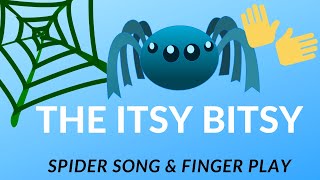 Itsy Bitsy Spider Song with Hand Motions  Action Song  Incy Wincy [upl. by Assirak]