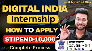 MEITY Government Internship ₹10kMonth  Apply Soon  Digital India Internship Scheme 2024 [upl. by Raphael392]