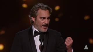 Joaquin Phoenix wins Best Actor  92nd Oscars 2020 [upl. by Nolra161]