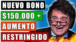 💥quotIncreible Bono 150000 y Aumento Restringido para un Grupo de Jubilados y Pensionados ANSESquot [upl. by Rubbico206]