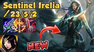 💛 SENTINEL IRELIA REMEMBERS THE PLACIDIUM  PBE Skin Showcase  Erick Dota [upl. by Yesmar]