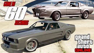 GTA 5  Movie Build  GONE IN 60 SECONDS Eleanor Mustang Shelby GT500  Vapid Ellie Customization [upl. by Theodor]