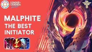 Malphite The Best Initiator  Wild Rift Malphite Gameplay  Malphite Build and Runes  Diamond Rank [upl. by Kcirtapnaes825]