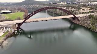 Lady Bird Lake Austin TX and Pennybacker Bridge [upl. by Sauder]