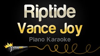 Vance Joy  Riptide Piano Karaoke [upl. by Nosloc397]