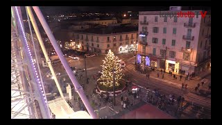 Primo giorno di ruota panoramica ecco Messina vista dallalto VIDEO [upl. by Renaldo]