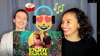 OUR REACTION TO Dhee ft Arivu  Enjoy Enjaami Prod Santhosh Narayanan [upl. by Siouxie]