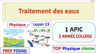 traitement des eaux 1 année collège [upl. by Aelsel]