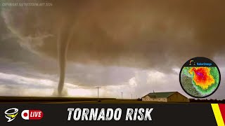 🟥 LIVE STORM CHASER TORNADOES Could Form Today 🌪️ Severe Weather Coverage [upl. by Udelle]