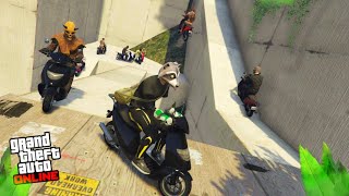 PARKOUR INSANE EN FAGGIO SPORT  GTA 5 [upl. by Mcclees]