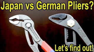 Best Pliers TONGUE amp GROOVE Knipex vs Fujiya Irwin Klein Tools Channellock Doyle [upl. by Amann]