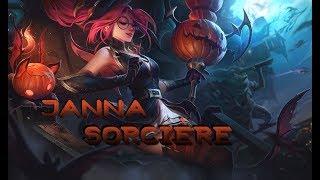 OUTDATED Bewitching Janna Wild Rift Skin Spotlight [upl. by Norraa]