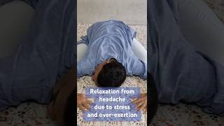 Relaxation from headache due to stress and overexertion break relaxation mentalhealth rest [upl. by Aiva]