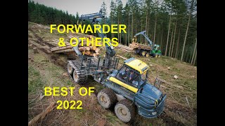 🌲BEST OF 2022 FORWARDER amp OTHERS • by Forestmachine Impressions • LoggerAction • Loggingmachines🌲 [upl. by Einiar]