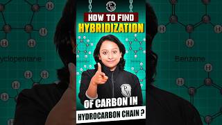 How To Find Hybridization Of Carbon in Hydrocarbon Chain shorts pwkannada [upl. by Saqaw]