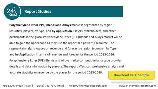 Polyphenylene Ether PPE Blends and Alloys Market Insights Forecast to 2026 [upl. by Hcahsem]