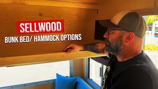 Bunk Bed and Hammock Options for the Sellwood Model Camping Trailer [upl. by Radu]