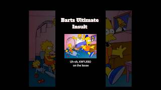 🤣Barts Nostalgic Insult on Homer shortsfeed thesimpsons animatedcomedy [upl. by Carmon]