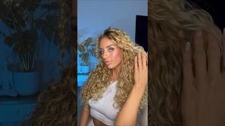 Easy Curl Routine  Jena Frumes shorts [upl. by Laenej809]