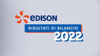 Risultati economici 2022  Edison [upl. by Nosnah]