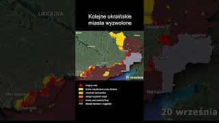 Tak się zmieniała sytuacja na froncie na przestrzeni ostatnich dwóch miesięcy mapa ukraina wojna [upl. by Rika]