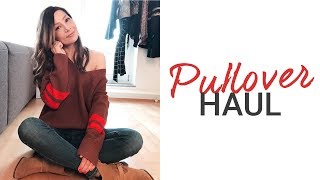 Pullover Haul Herbst 2018  Welches Material ist das beste bei Pullis  natashagibson [upl. by Antonia142]