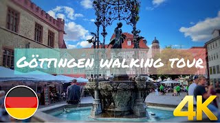 Göttingen city walking tour Germany 4K 60fps  famous landmarks in Göttingen [upl. by Phillane]