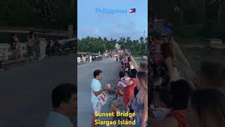 Sunset Bridge🇵🇭Siargao Island reggae love vlog travel expatlife digitalnomade siargao [upl. by Server]