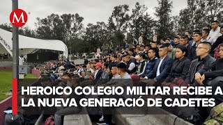 Heroico Colegio Militar recibe a la nueva generación de cadetes 185 son mujeres [upl. by Adimra]