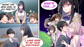 Manga Dub A popular model transfered to my school to be my girlfriend and suddenly things changed [upl. by Graces925]