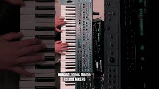 Indiana Jones Theme played with Roland MKS70 from 1986 [upl. by Larkins]