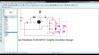 Drain Feedback E MOSFET Colpitts Oscillator Design [upl. by Lemire]