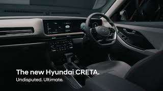 The new Hyundai CRETA  Seamlessly Integrated Infotainment and Cluster Screen [upl. by Gabriellia]