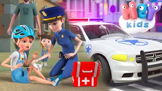 Policija 🚓 Pesma za decu  HeyKids na Srpskom [upl. by Eilatam]