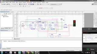 Semaforo en Multisim [upl. by Slohcin275]