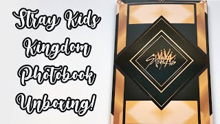 Stray Kids Kingdom Legendary War Photobook Unboxing [upl. by Neitsabes]