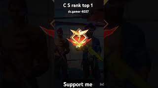 DS gamer 4037 CS rank top 1freefire subscribe viral video [upl. by Keung]