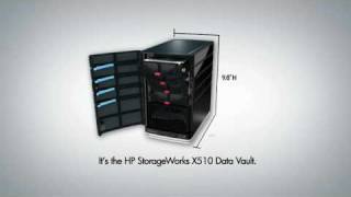 HP Storageworks X510 Data Vault Windows Home Server via NASmedianl [upl. by Akcimahs]