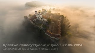 Opactwo Benedyktynów w Tyńcu Kraków w porannej mgle 22092024 [upl. by Philbo348]