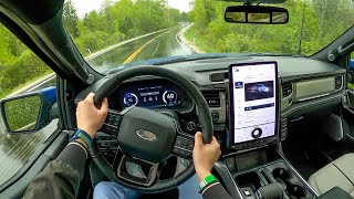 2022 Ford F150 Lightning Platinum  POV First Drive Binaural Audio [upl. by Gleda398]